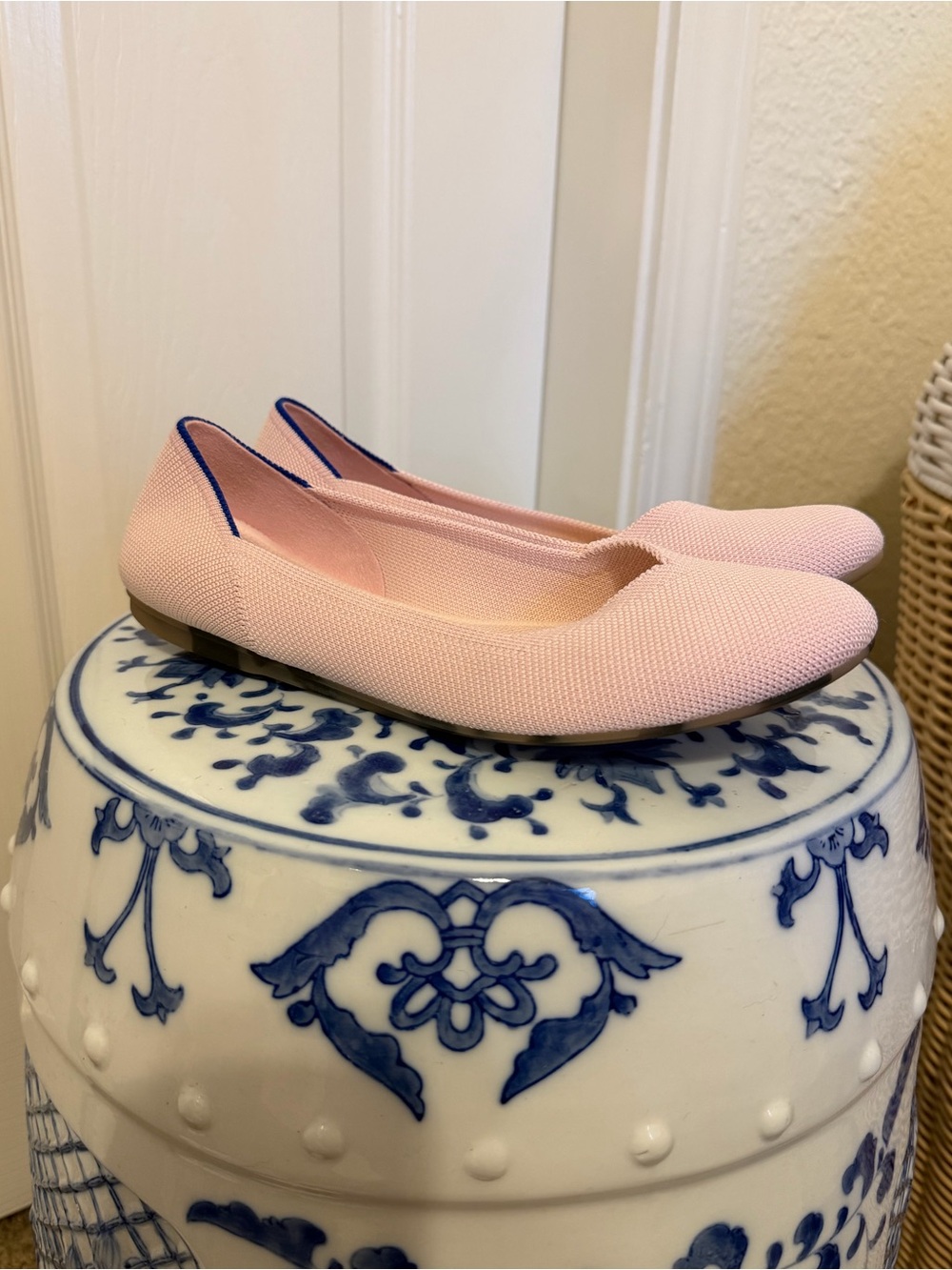 Rothy’s Women’s The Flat in Light Pink